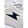 Baskets Vanessa Wu BK2838 Jane blanc bleu marine