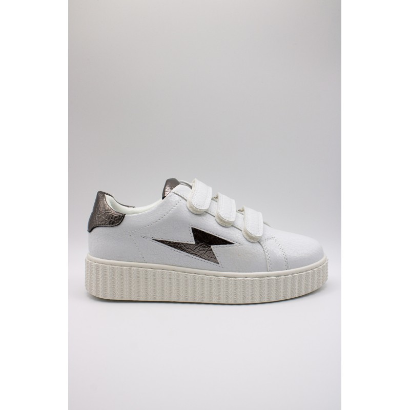 Baskets Vanessa Wu BK2830 Maggie anthracite femme