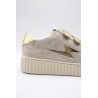 Baskets Vanessa Wu BK2830 Maggie beige et or