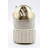 Baskets Vanessa Wu BK2830 Maggie beige et or