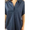 Blouse coton marine Versigny Grace & Mila femme