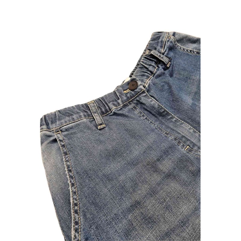 Jean carotte taille élastique femme Please denim