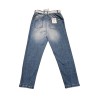 Jean droit femme Please ceinture raphia