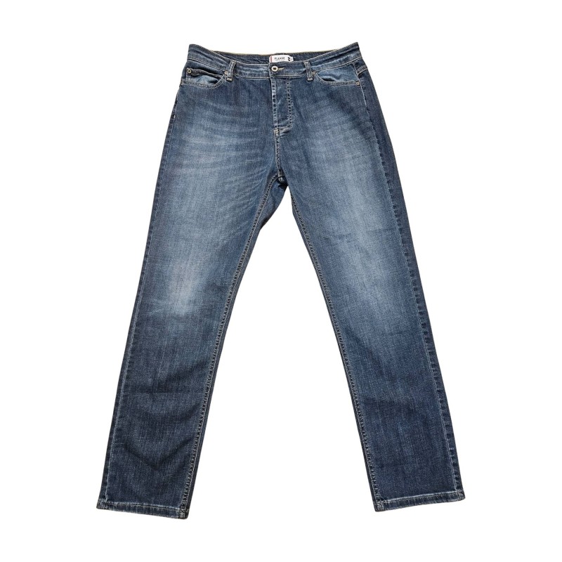 Jean droit foncé femme Please denim ajusté