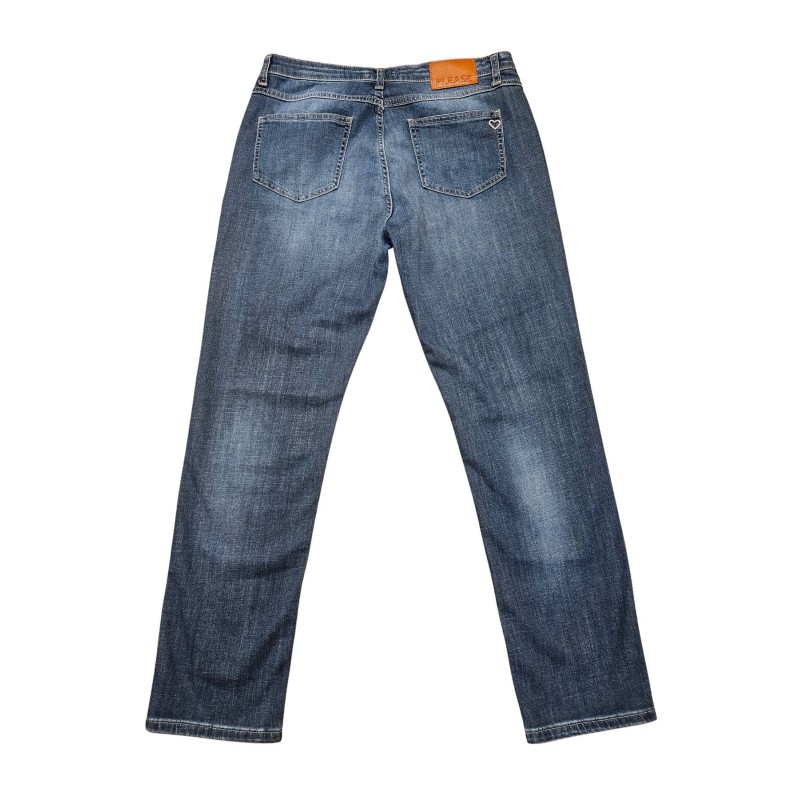 Jean droit foncé femme Please denim ajusté