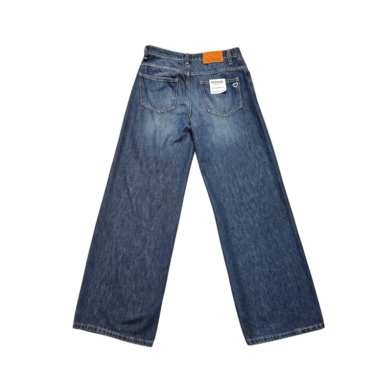 Jean large femme Please denim coupe ample P202CQZCBQ