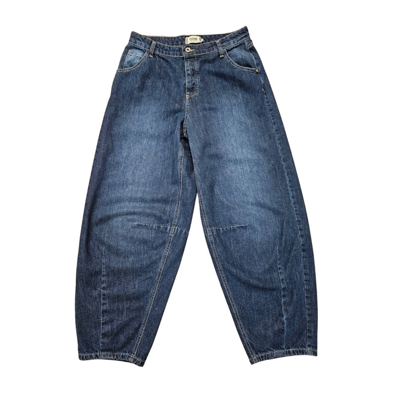 Jean baggy femme Please taille haute coton P2YDEH0CBN