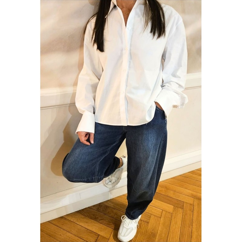 Jean baggy femme Please taille haute coton P2YDEH0CBN