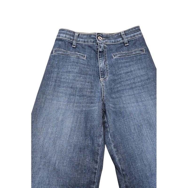 Jean flare foncé femme Please coupe évasée P3D0BQ2EQZ