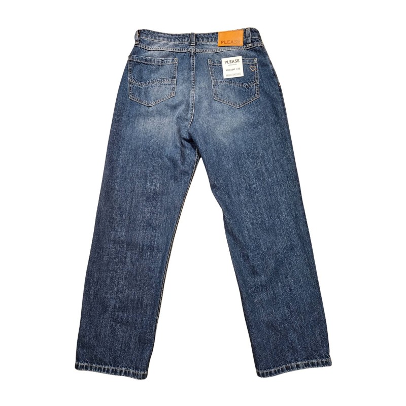 Jean coupe droite denim femme 100% coton