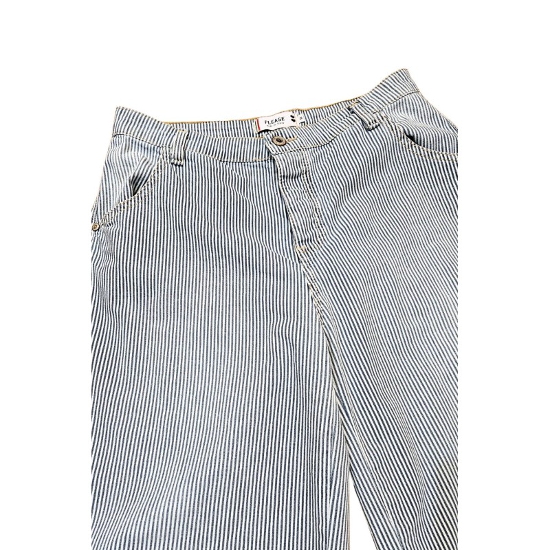 Pantalon ballon rayé femme Please coton P2SGBFHNUH