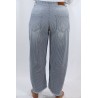 Pantalon ballon rayé femme Please coton P2SGBFHNUH
