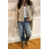 Veste suédine greige SULLIVAN GRACE ET MILA