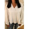 Blouse fluide SERINDA ivoire GRACE ET MILA