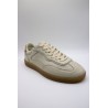 Baskets Hoff Alley White homme cuir blanc cassé