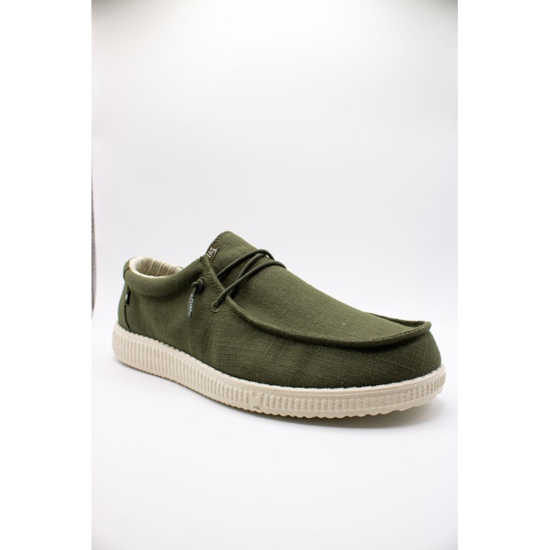 Chaussures lin Pitas wallabi homme kaki WP150