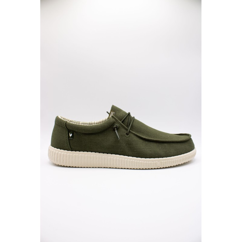 Chaussures lin Pitas wallabi homme kaki WP150