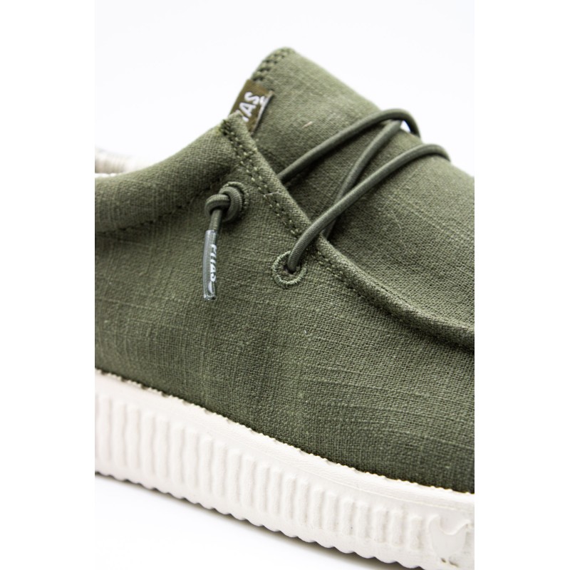 Chaussures lin Pitas wallabi homme kaki WP150