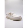Chaussures bateau Pitas wallabi femme blanc WP150