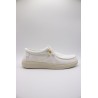 Chaussures bateau Pitas wallabi femme blanc WP150