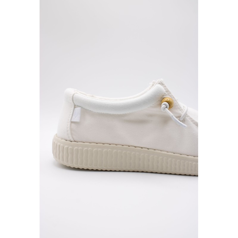 Chaussures bateau Pitas wallabi femme blanc WP150