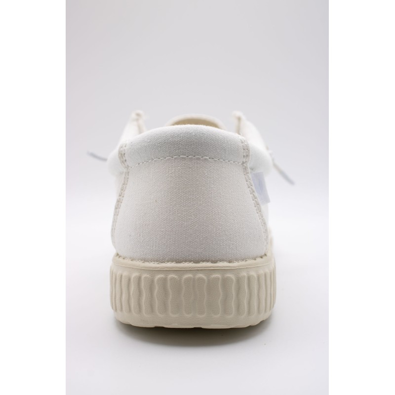 Chaussures bateau Pitas wallabi femme blanc WP150