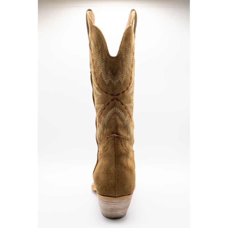 Bottes Alpe santiags femme camel 5217