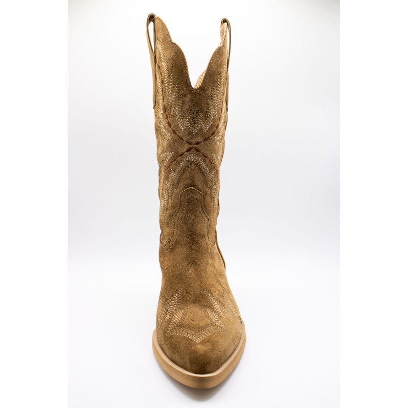 Bottes Alpe santiags femme camel 5217