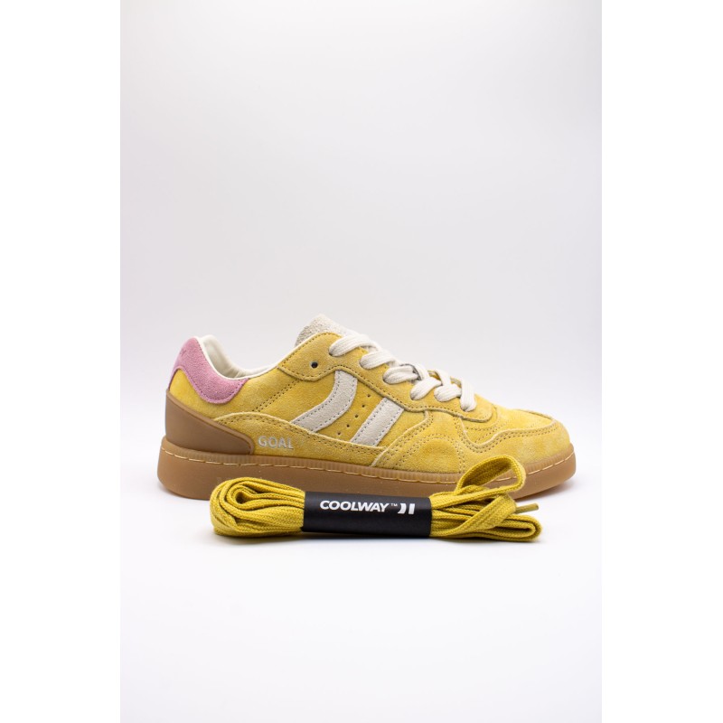 Baskets Coolway Goal jaune femme
