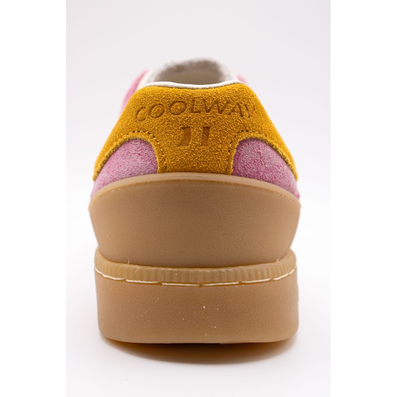Baskets Coolway Goal nubuck rose femme