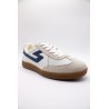 Baskets Schmoove homme cuir beige semelle miel