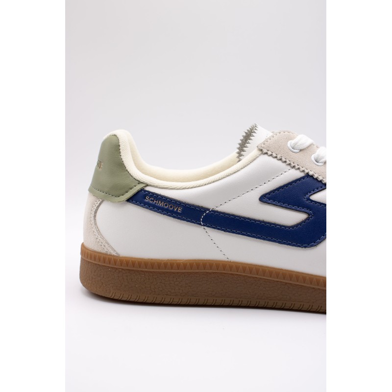 Baskets Schmoove homme cuir beige semelle miel