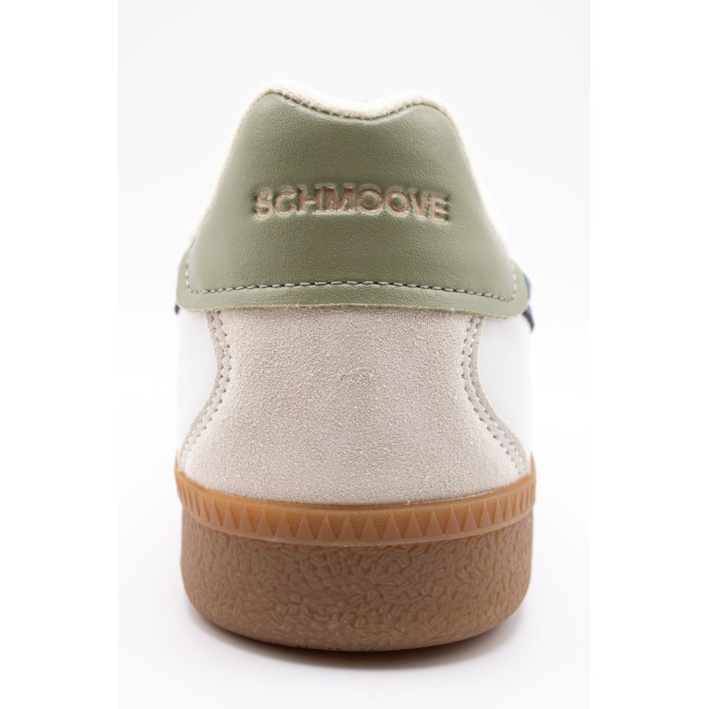 Baskets Schmoove homme cuir beige semelle miel
