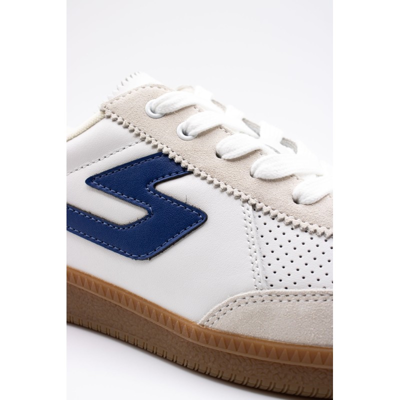 Baskets Schmoove homme cuir beige semelle miel