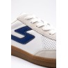 Baskets Schmoove homme cuir beige semelle miel