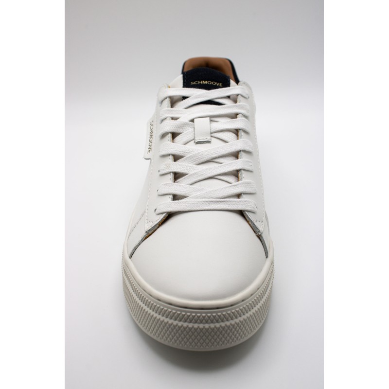 Baskets Schmoove Sparkle homme cuir blanc