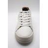Baskets Schmoove Sparkle homme cuir blanc