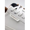 Baskets Schmoove Sparkle homme cuir blanc