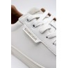 Baskets Schmoove Sparkle homme cuir blanc