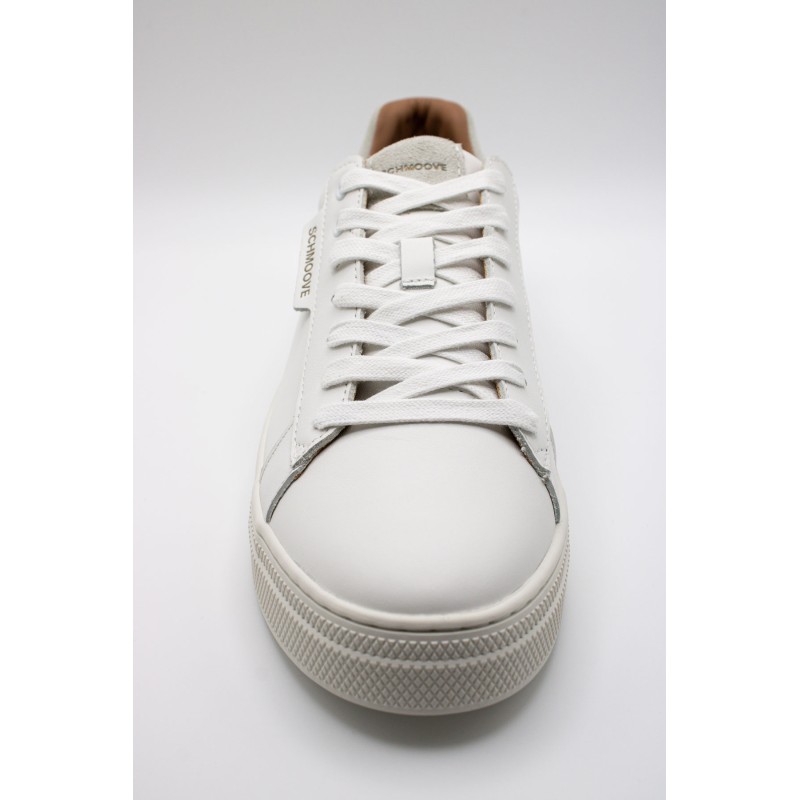 Baskets Schmoove Sparkle homme cuir blanc