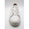 Baskets Schmoove Sparkle homme cuir blanc