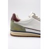 Camden blanc cassé, vert & bordeaux - Baskets SCHMOOVE Homme