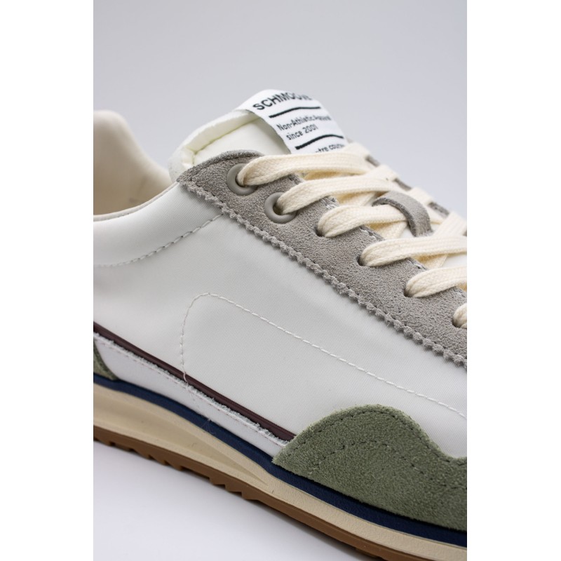Camden blanc cassé, vert & bordeaux - Baskets SCHMOOVE Homme
