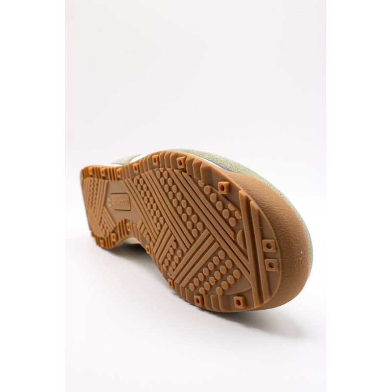 Camden blanc cassé, vert & bordeaux - Baskets SCHMOOVE Homme