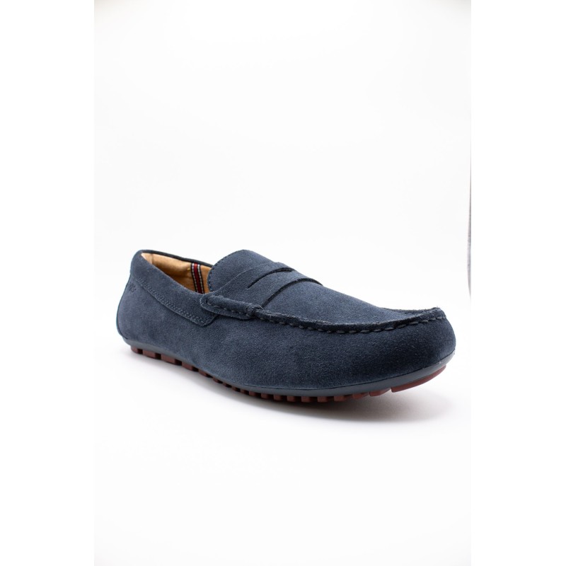 Tamaris mocassins plat homme bleu marine