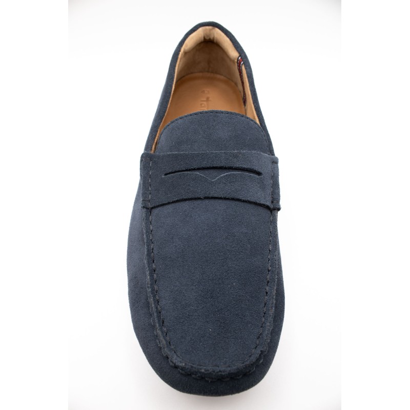 Tamaris mocassins plat homme bleu marine