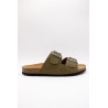 Sandales doubles brides kaki - MAISON DE L'ESPADRILLE Homme