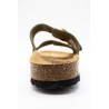 Sandales doubles brides kaki - MAISON DE L'ESPADRILLE Femme
