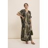 Robe longue ROSALIE kaki tie and dye femme FIVE