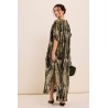 Robe longue ROSALIE kaki tie and dye femme FIVE